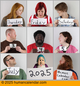 Visit Human Calendar