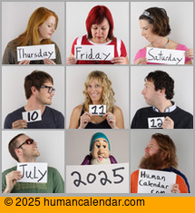 Visit Human Calendar