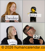Visit Human Calendar