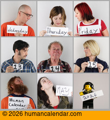 Visit Human Calendar