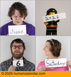 Visit Human Calendar